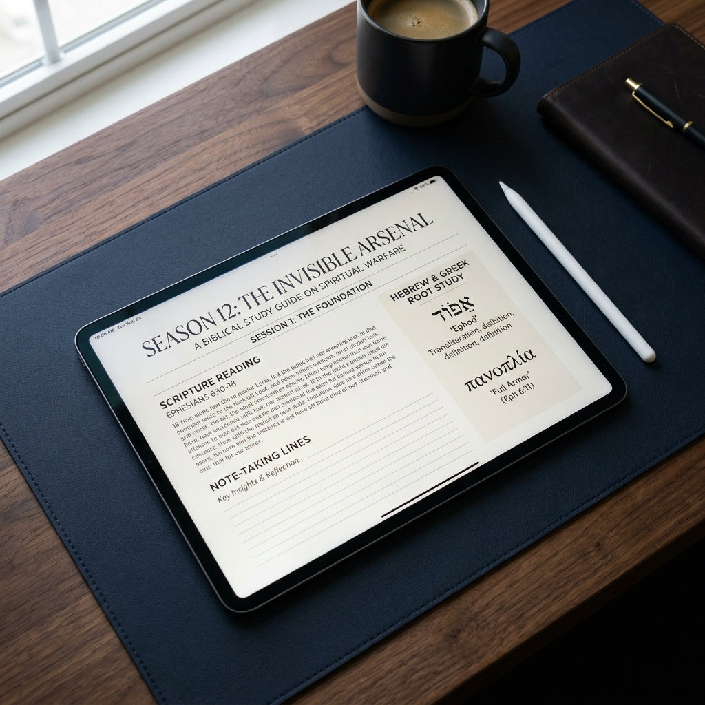 Season 12 The Invisible Arsenal Digital Edition & Church Print License Tablet Mockup